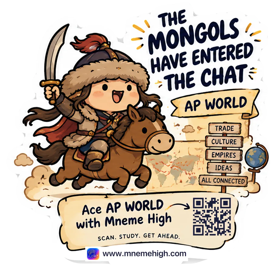 Sticker: The Mongols have entered the chat — AP World